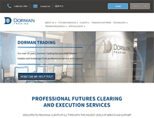 Tablet Screenshot of dormantrading.com